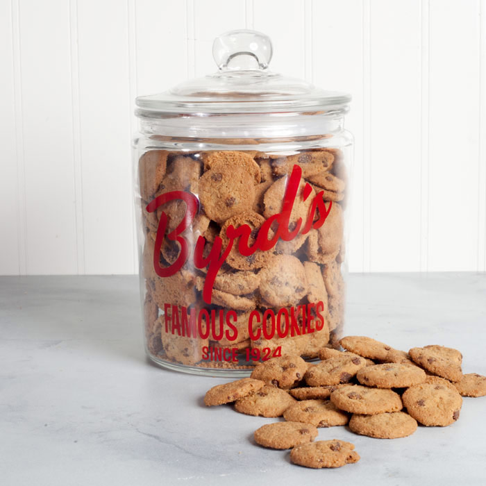 20 oz Signature Cookie Jar and 1 Lb of Cookies, Byrd Cookie Company